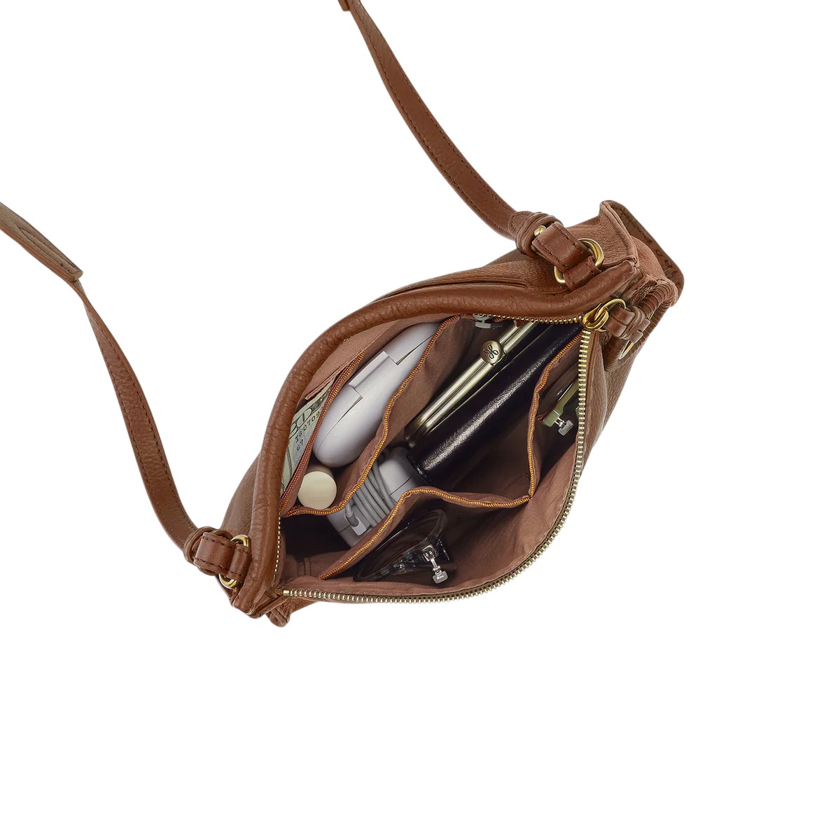 HOBO Austin Medium Crossbody Bag, Timber Brown
