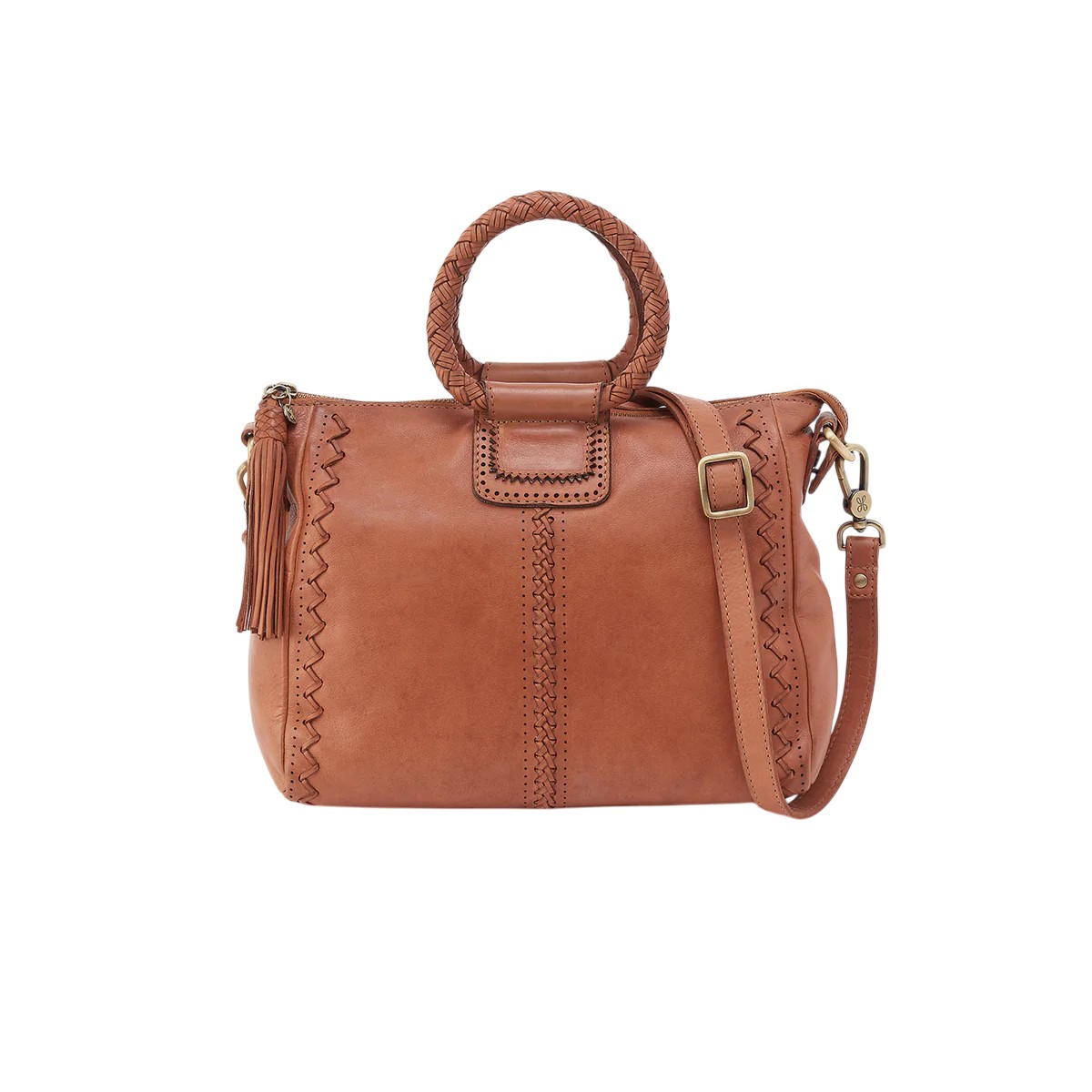 HOBO Sheila Medium Satchel Top Handle Bag, Harvest Wheat