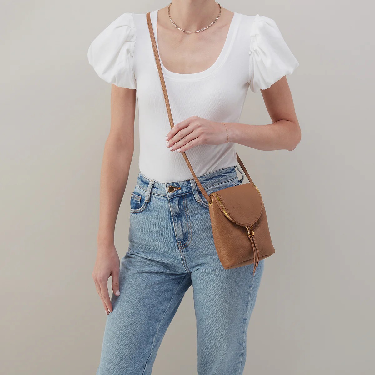 HOBO Fern Crossbody Bag, Timber Brown