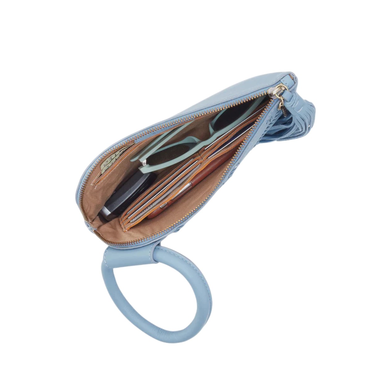 HOBO Sable Wristlet, Bluebell