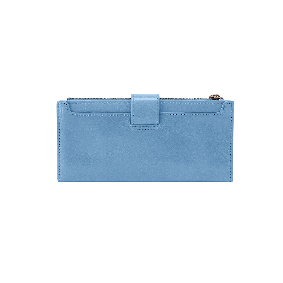 HOBO Dunn Continental Wallet, Faded Denim