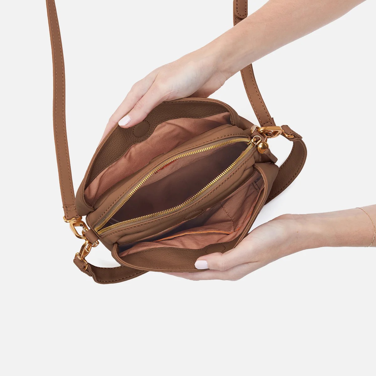 HOBO Starr Convertible Shoulder Bag, Timber Brown