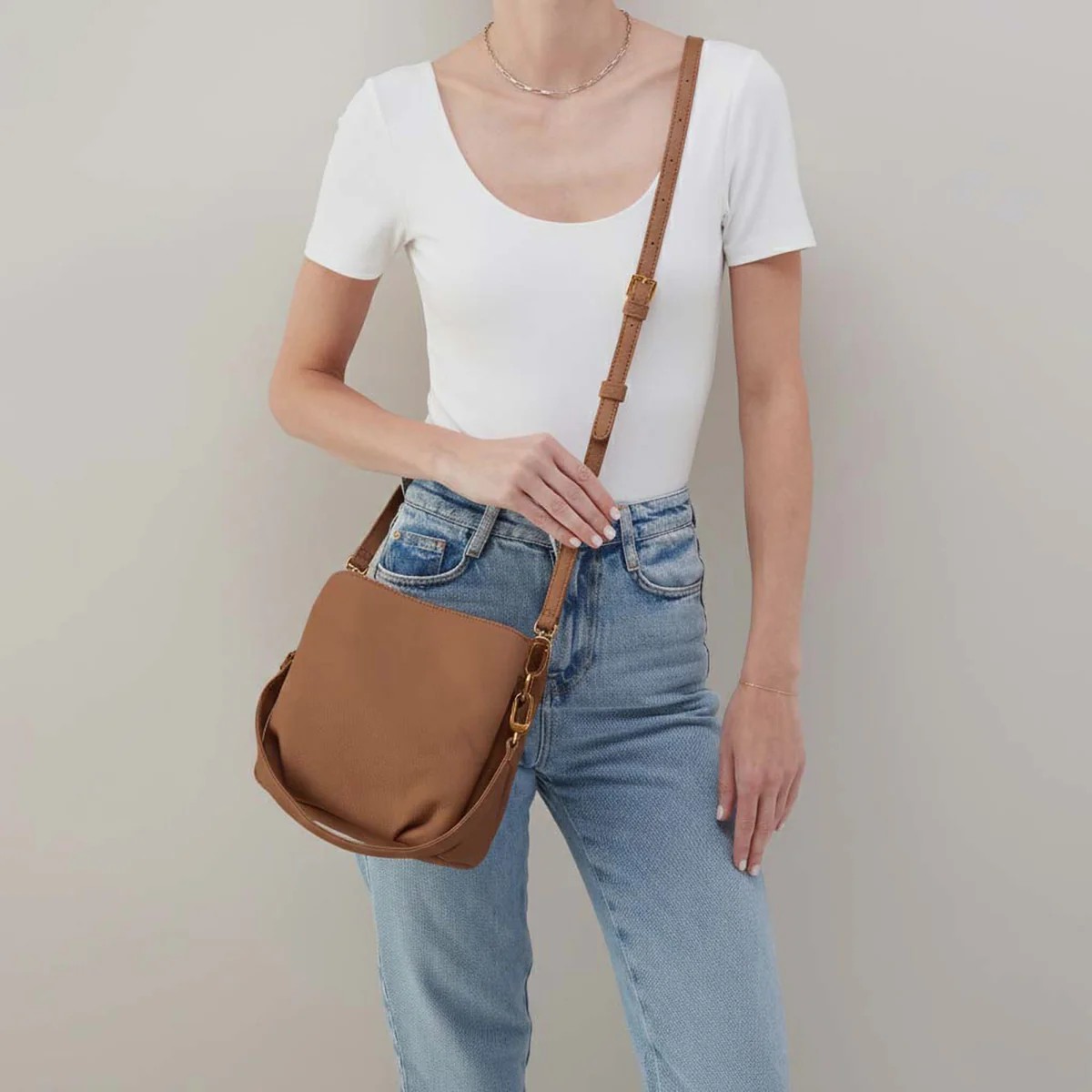 HOBO Starr Convertible Shoulder Bag, Timber Brown