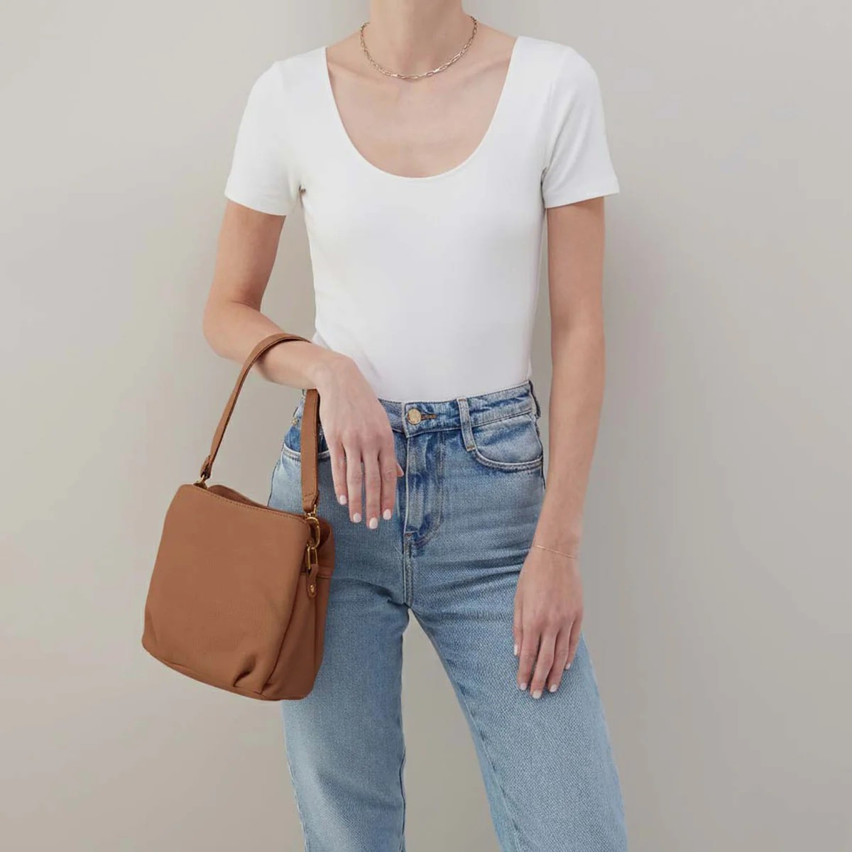HOBO Starr Convertible Shoulder Bag, Timber Brown