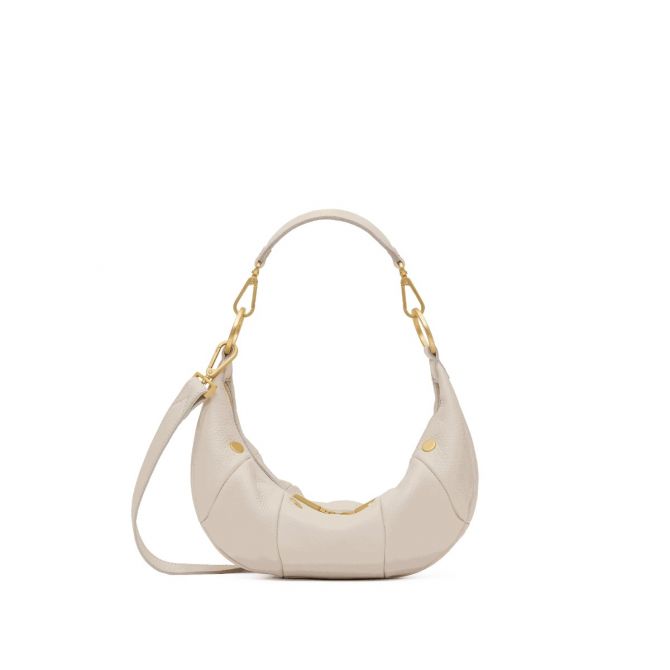 Hammitt Erica Small Shoulder Bag, Calla Lily White and Brushed Gold Hardware