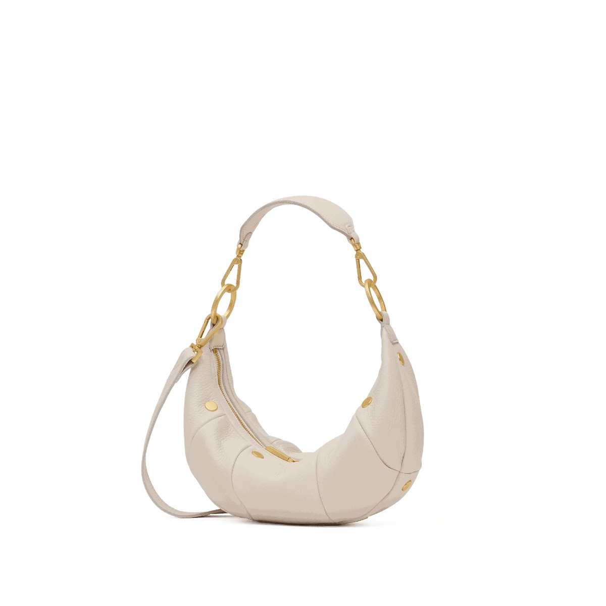 Hammitt Erica Small Shoulder Bag, Calla Lily White and Brushed Gold Hardware