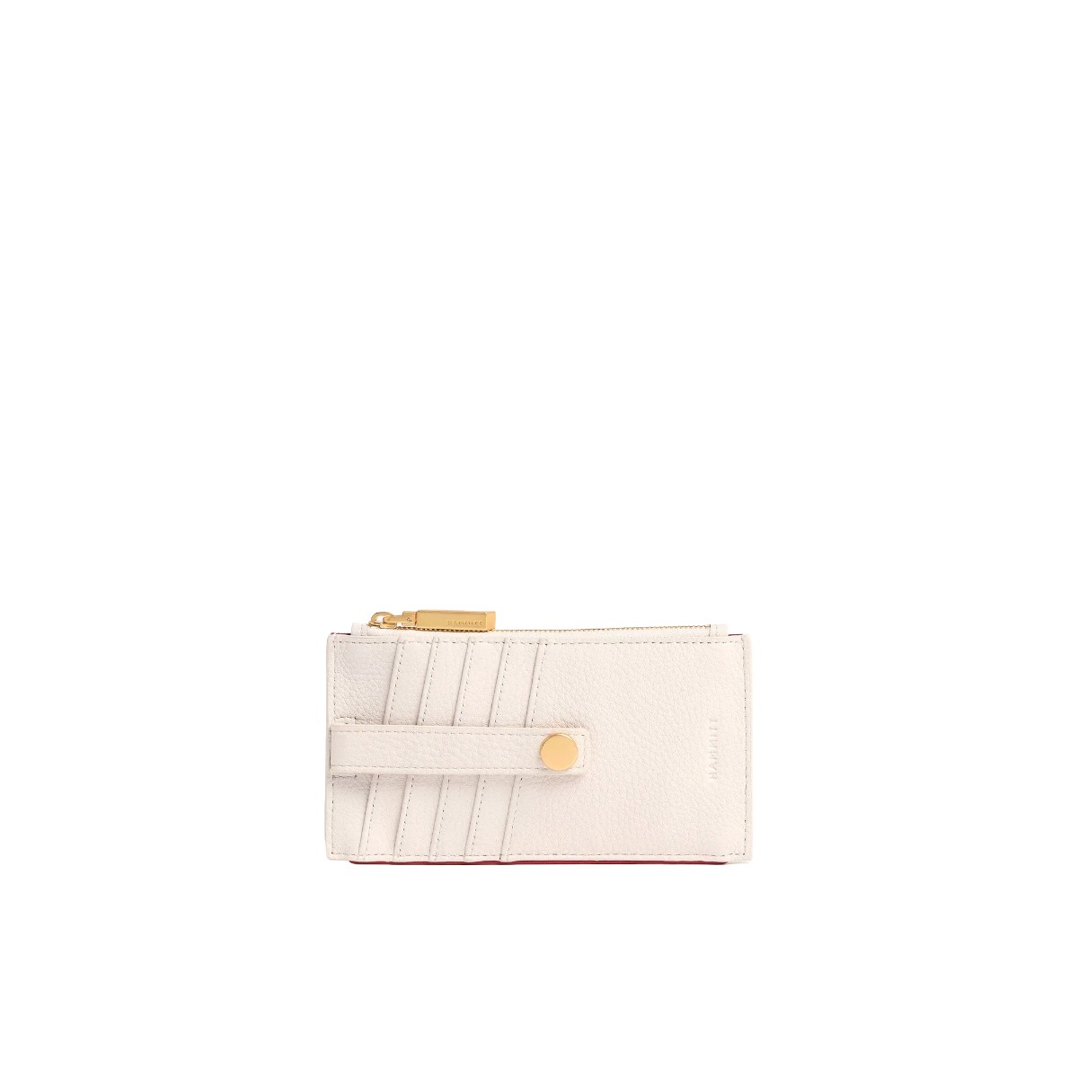 Hammitt 210 West Wallet, Calla Lily White and Brushed Gold Hardware