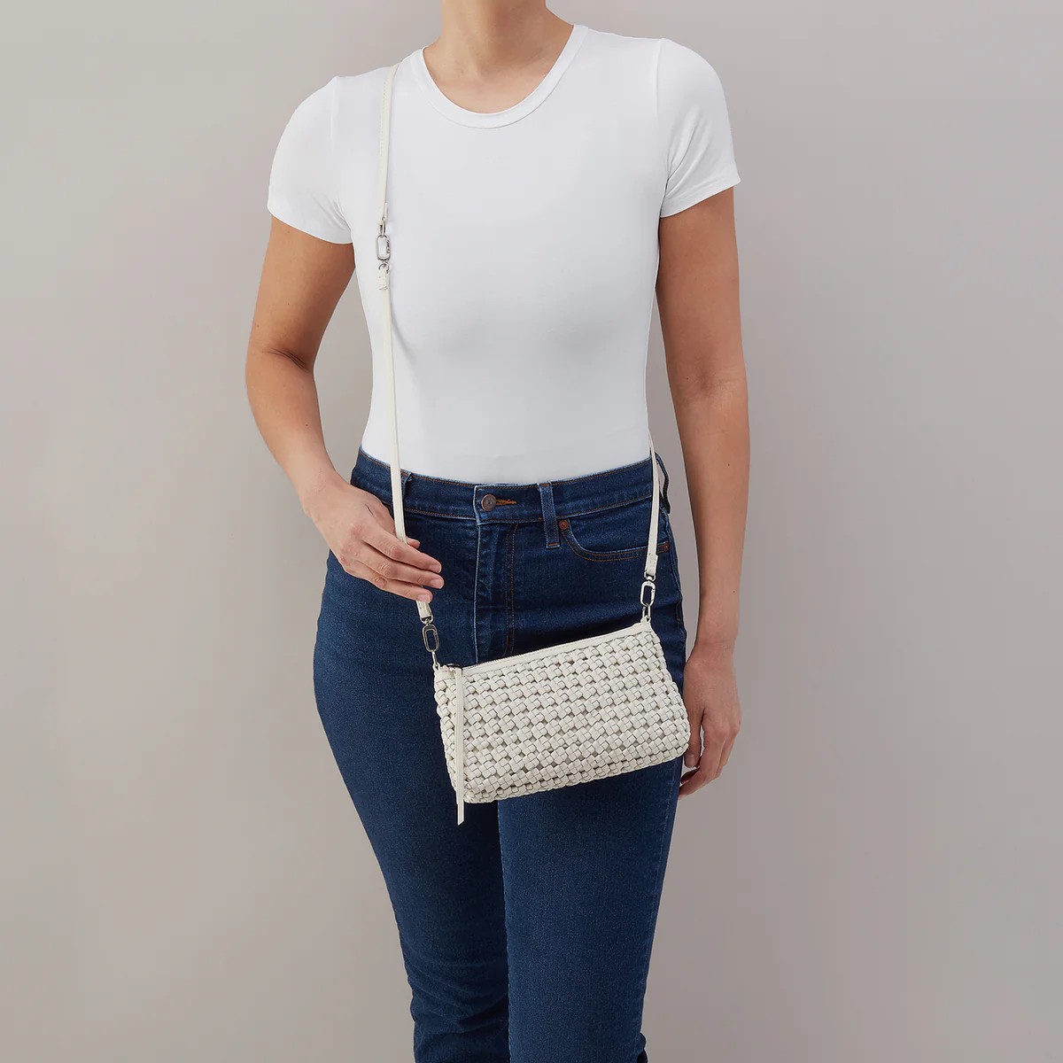 HOBO Darcy Crossbody Bag, Whitecap