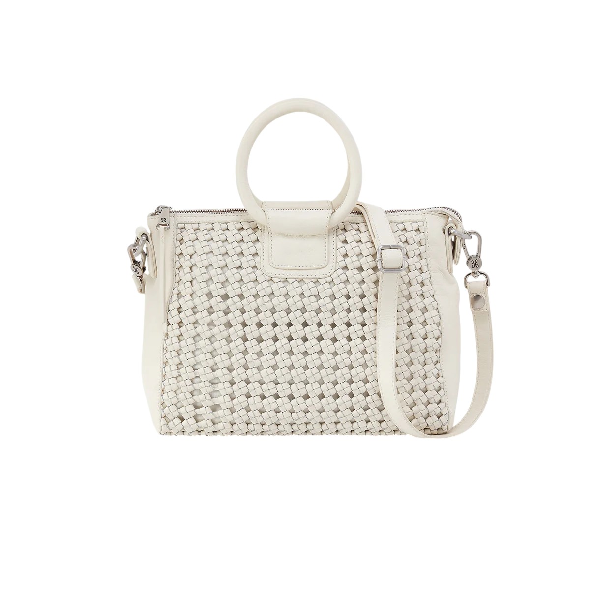 HOBO Sheila Medium Satchel Top Handle Bag, Whitecap