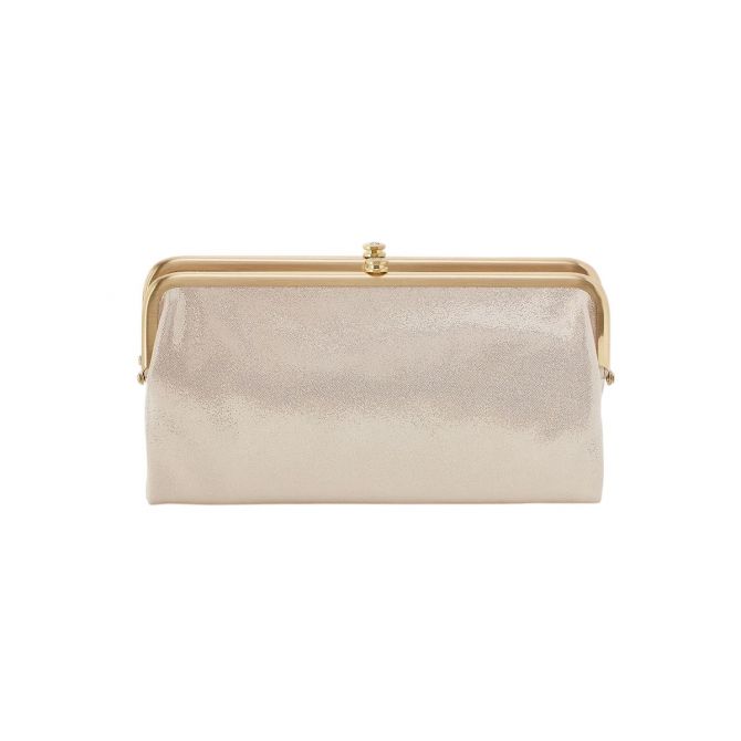 HOBO Lauren Clutch Wallet, Sand Shimmer