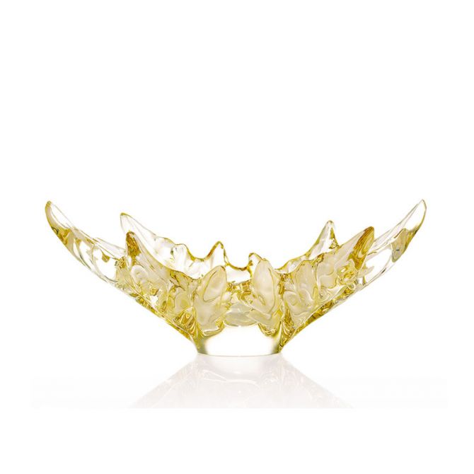 Lalique Champs-Elysees Bowl, Gold Luster Crystal | 1121610 | Borsheims
