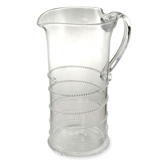Juliska Amalia Clear Large Pitcher, 9.5"
