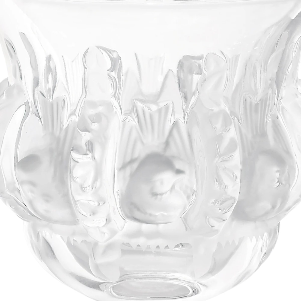 Lalique Dampierre Vase, Clear Crystal