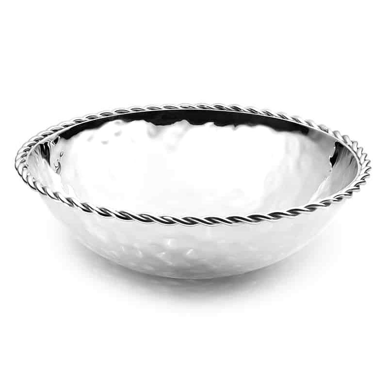 Mary Jurek Paloma Round Bowl with Braided Wire
