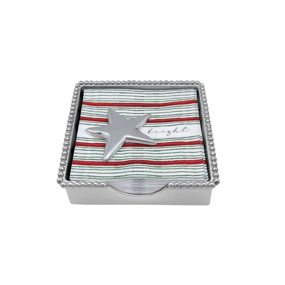 Mariposa Star Beaded Napkin Box Set