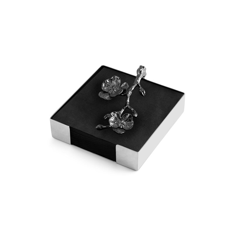 Michael Aram Black Orchid Cocktail Napkin Holder