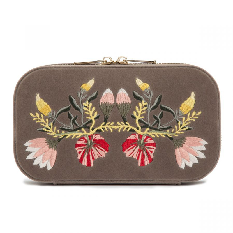 WOLF Zoe Travel Zip Case, Mink