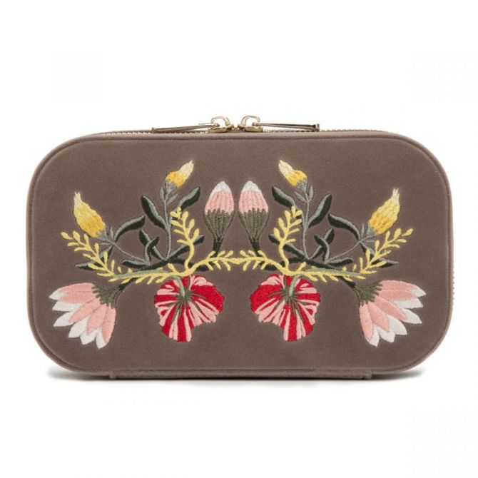 WOLF Zoe Travel Zip Case, Mink
