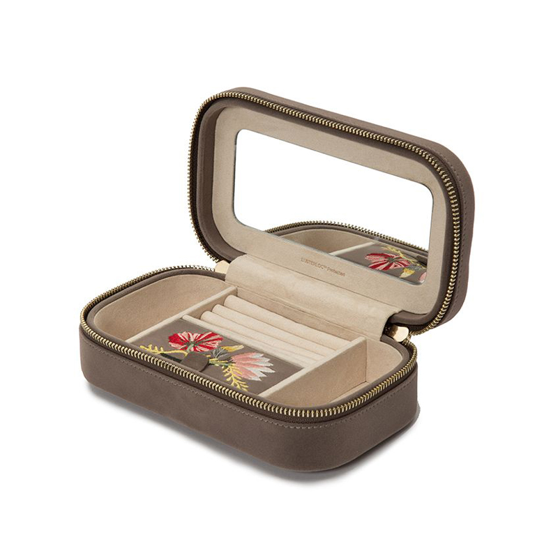 WOLF Zoe Travel Zip Case, Mink