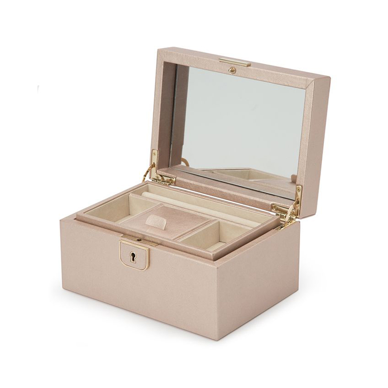 WOLF Palermo Small Jewelry Box,  Rose Gold