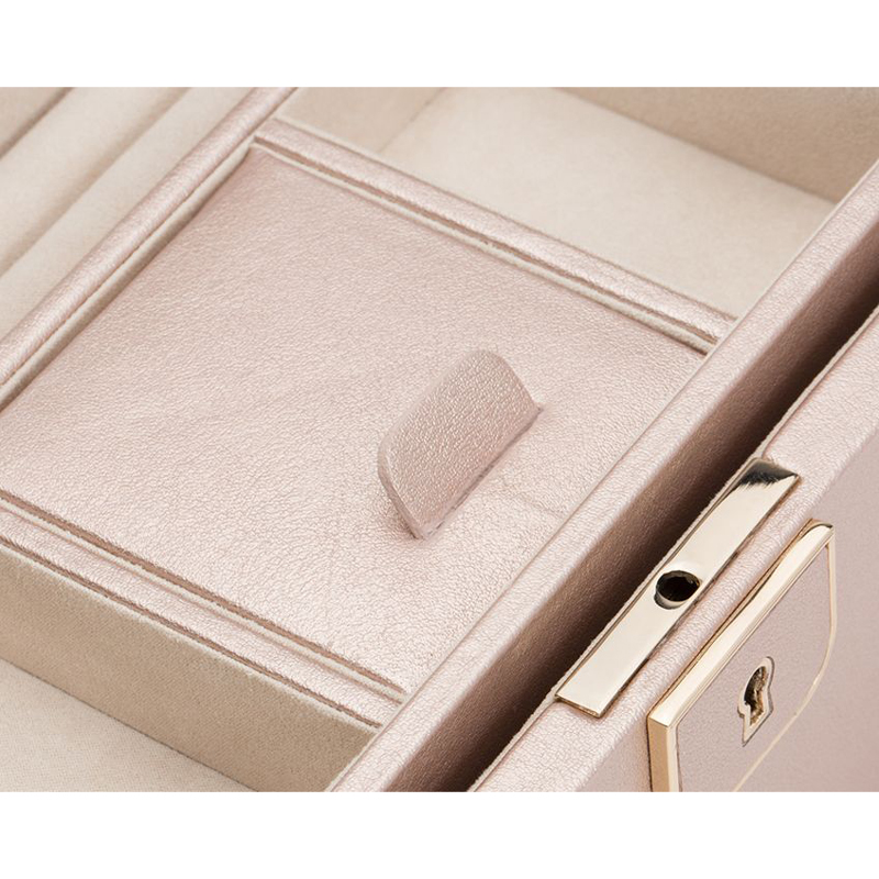 WOLF Palermo Small Jewelry Box,  Rose Gold