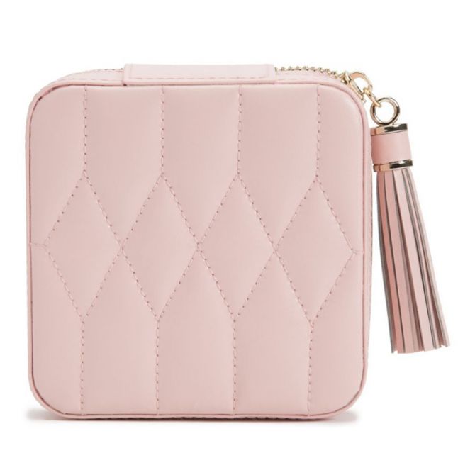WOLF Caroline Zip Case, Rose Quartz