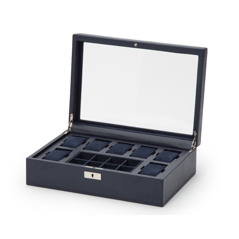 WOLF Howard Watch Box, Navy