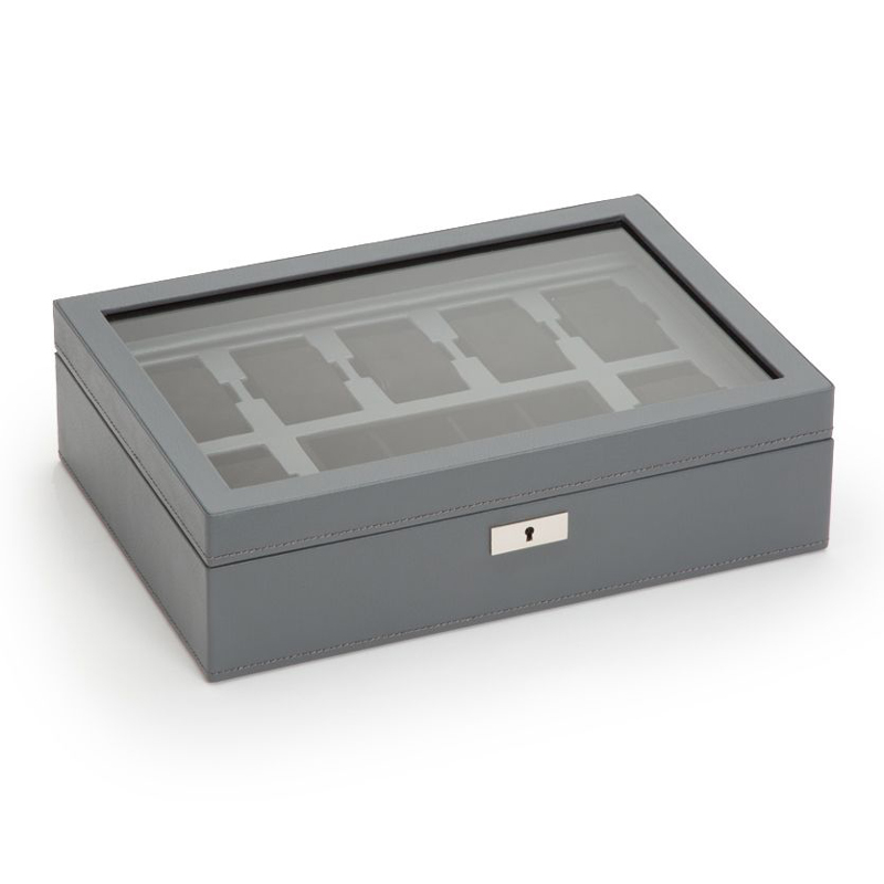WOLF Howard Watch Box, Grey