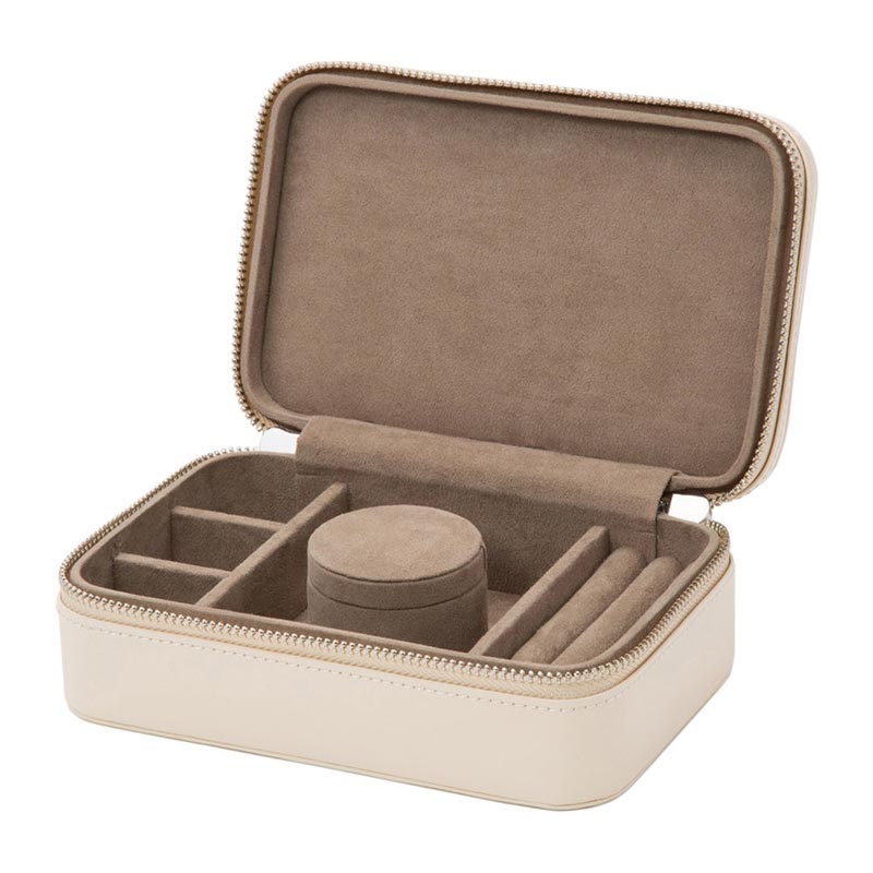 WOLF Sophia Zip Case, Ivory