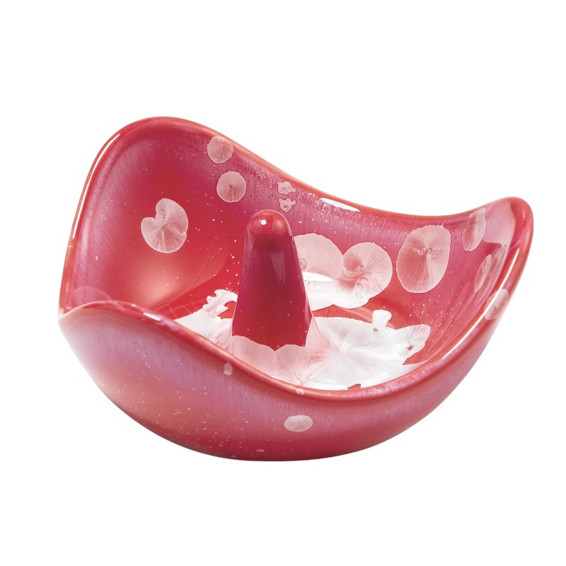 Simon Pearce Crystalline Ring Holder, Garnet