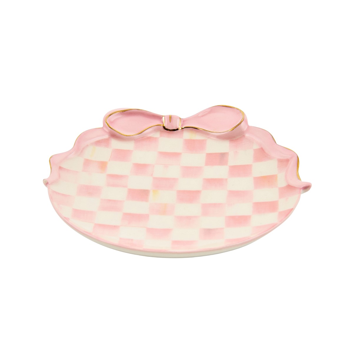 MacKenzie-Childs It's All About The Bow Trinket Dish