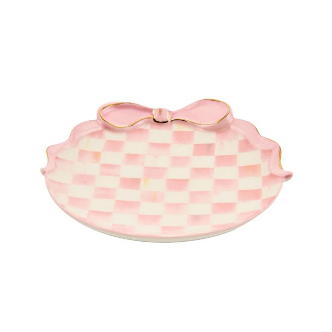 MacKenzie-Childs It's All About The Bow Trinket Dish