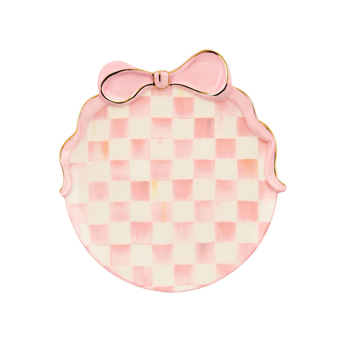 MacKenzie-Childs It's All About The Bow Trinket Dish