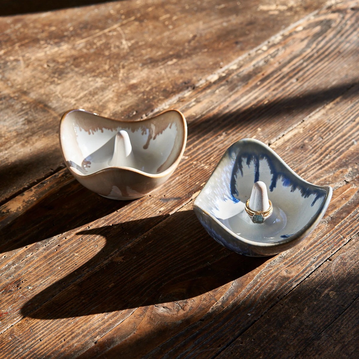 Simon Pearce Pottery Ring Holder, Pool