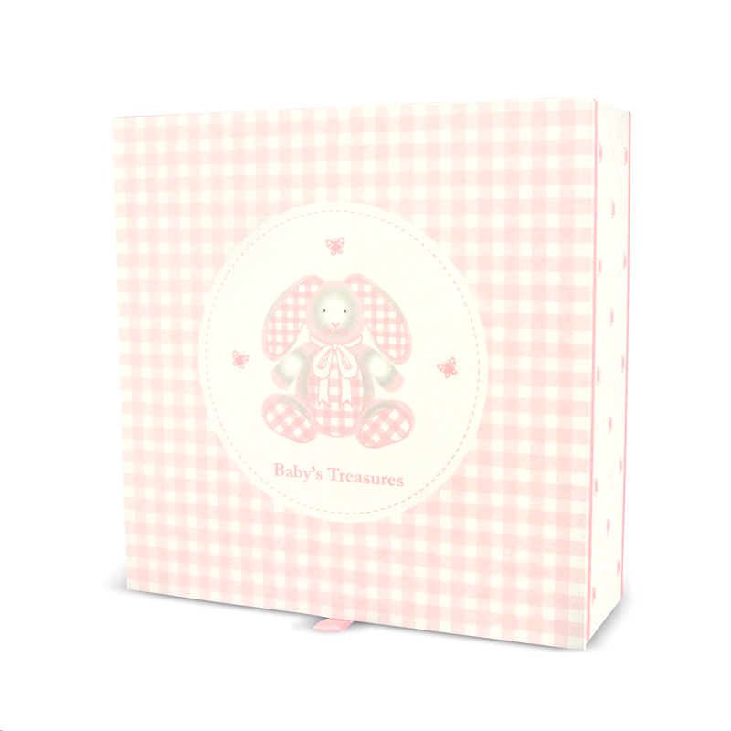 Reed & Barton Gingham Bunny Keepsake Box 2707 Borsheims