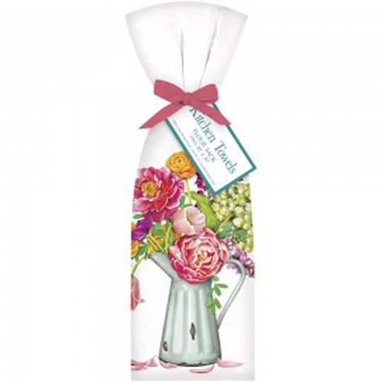 Mary Lake-Thompson Country Flowers Vase Towel Set