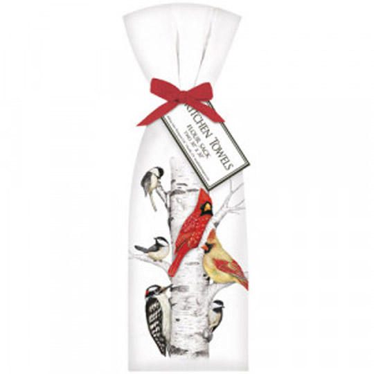 Mary Lake-Thompson Birch Tree Birds Towel Set