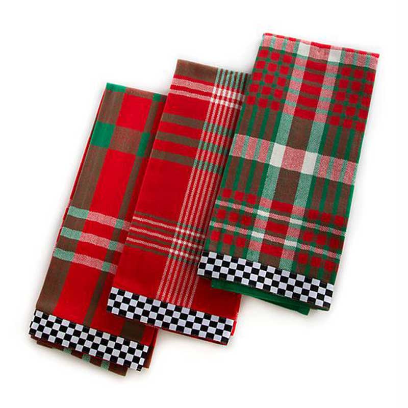 MacKenzieChilds Merry Christmas Dish Towels, Set of 3 Borsheims