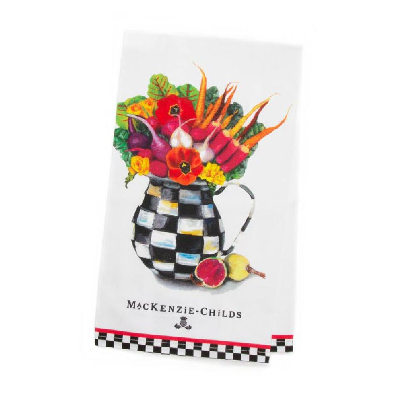 MacKenzie-Childs Vegetable Bouquet Dish Towel