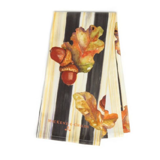 MacKenzie-Childs Autumn Acorn Dish Towel
