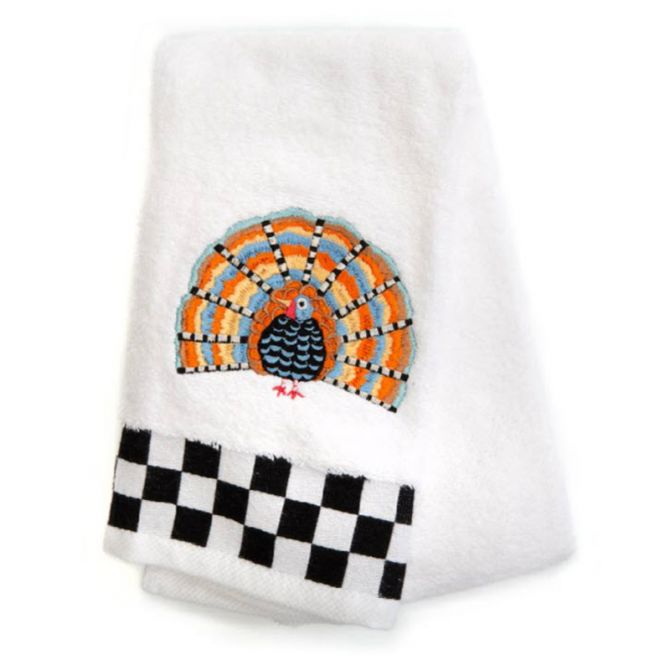 MacKenzie-Childs Turkey Lurkey Hand Towel