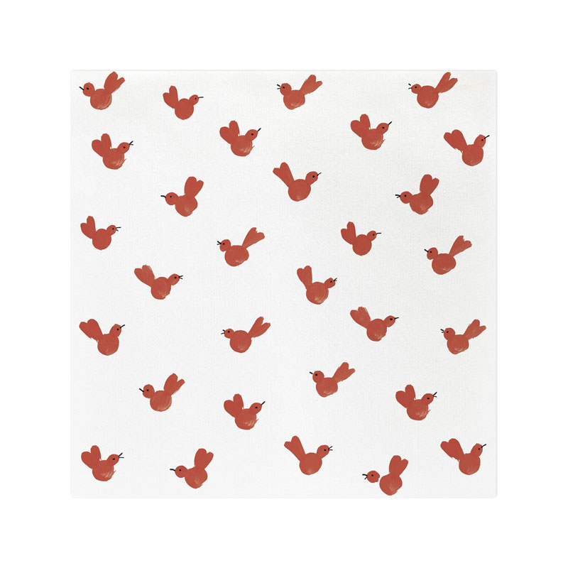Vietri Papersoft Napkins Red Bird Dinner Napkins