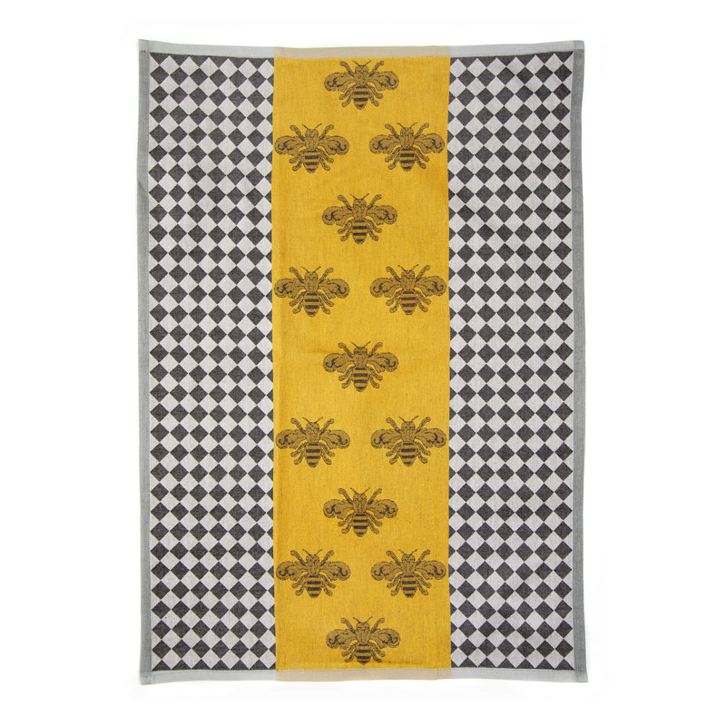 MacKenzie-Childs Queen Bee Woven Dish Towel