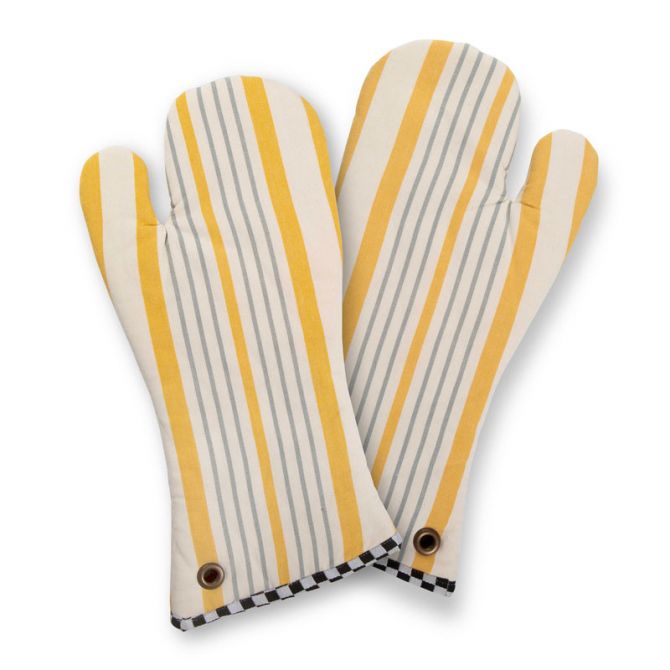 MacKenzie-Childs Sunshine Oven Mitts, Set of 2