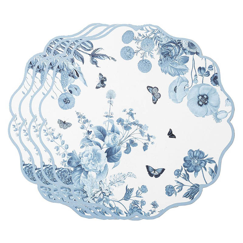 Juliska Field of Flowers Set of 4 Placemats, Chambray LM52/47 Borsheims