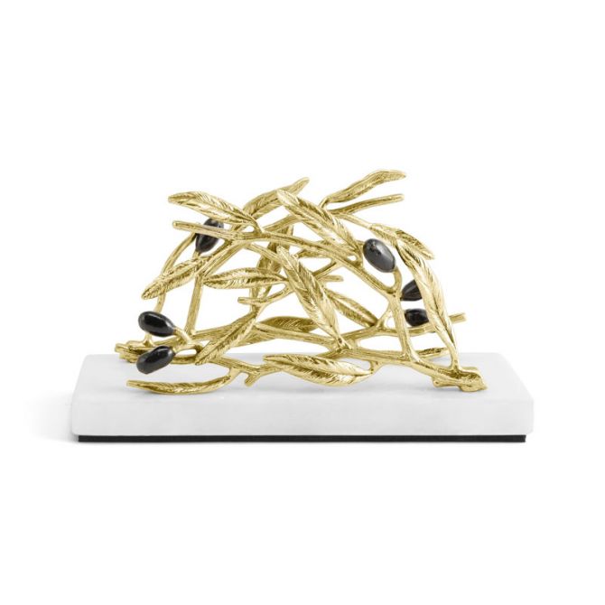 Michael Aram Olive Branch Vertical Napkin Holder