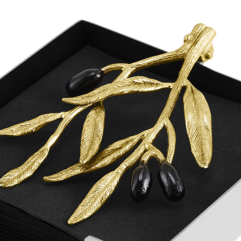 Michael Aram Olive Branch Cocktail Napkin Holder