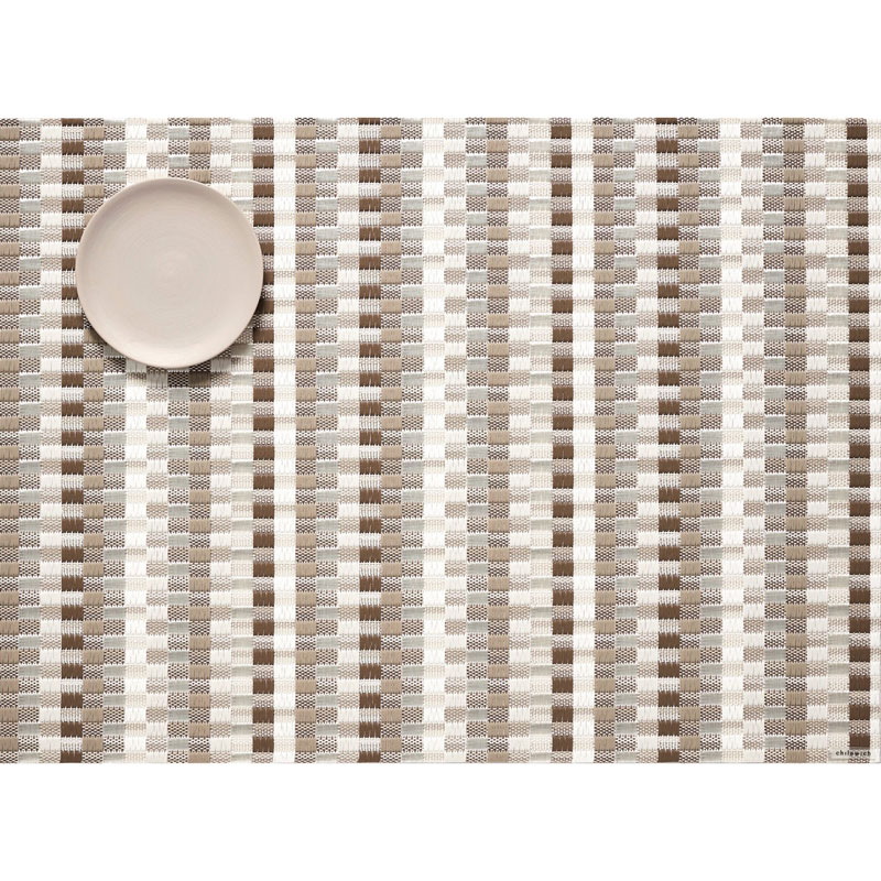 Chilewich Heddle Rectangle Placemat, Pebble Borsheims