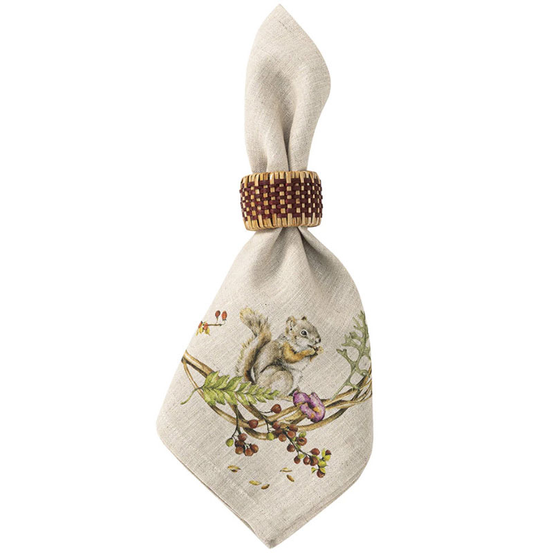 Juliska Forest Walk Napkin, Animals