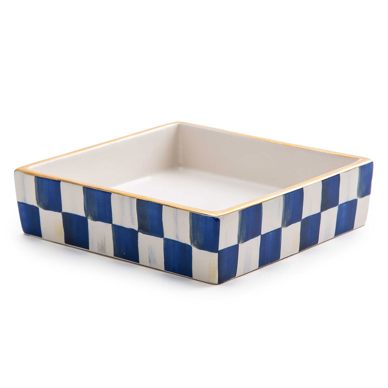 MacKenzie-Childs Royal Check Cocktail Napkin Holder